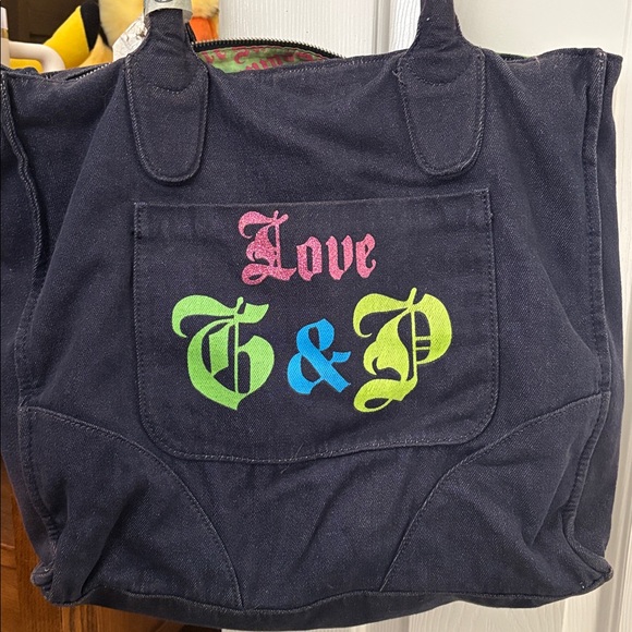 Juicy Couture Multicolor Text Tote - Picture 2 of 2